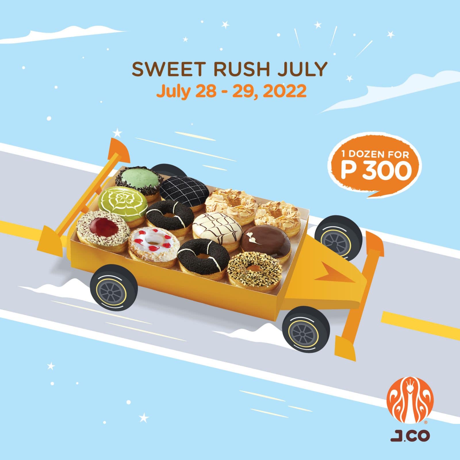 J Co Sweet Rush July Promo