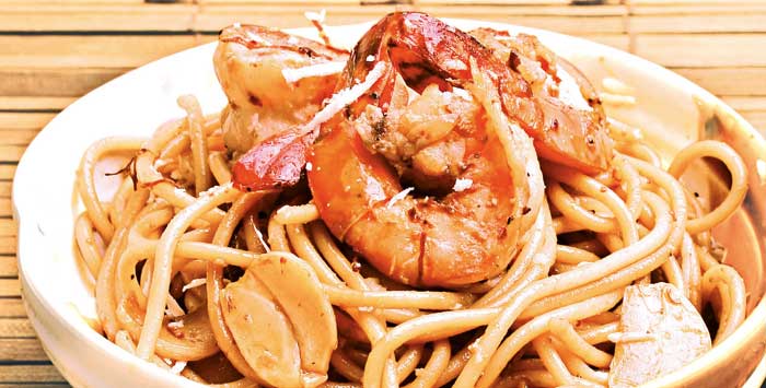 Pasta With Prawns And XO Sauce Recipe | Yummy.ph