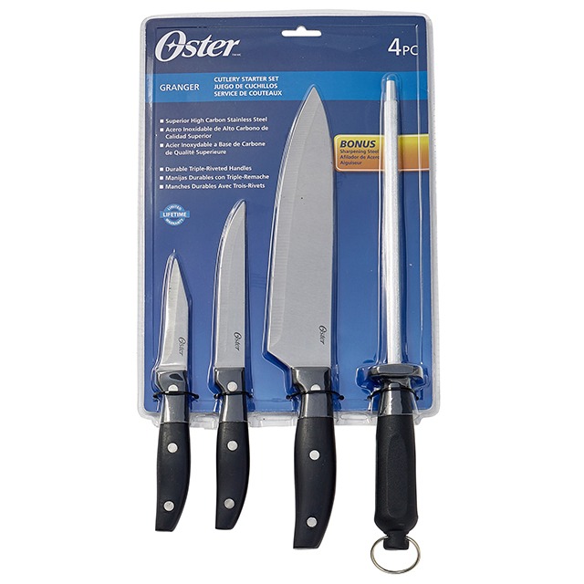 Oster 4pc Cutlery Starter Knife Set