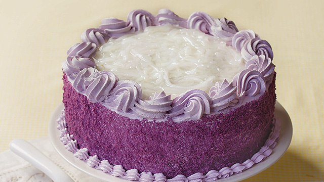 Ube Macapuno Cake