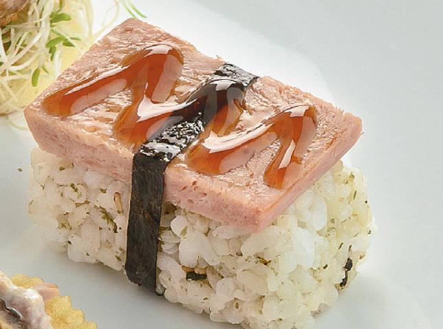 Spam Sushi with Balsamic Teriyaki