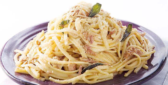 Tuna Fettucine In Brown Butter Sauce Recipe 8219