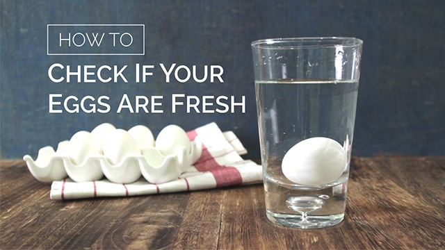 WATCH: How To Check If Your Eggs Are Fresh