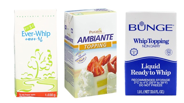Non-Dairy Whipping Cream Brands