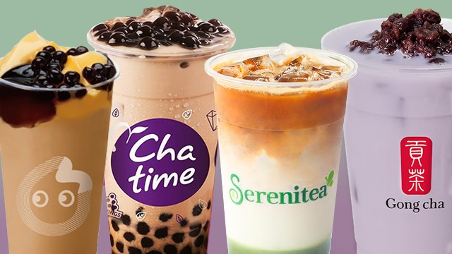 Signature Milk Tea Beverages From Popular Milk Tea Stores