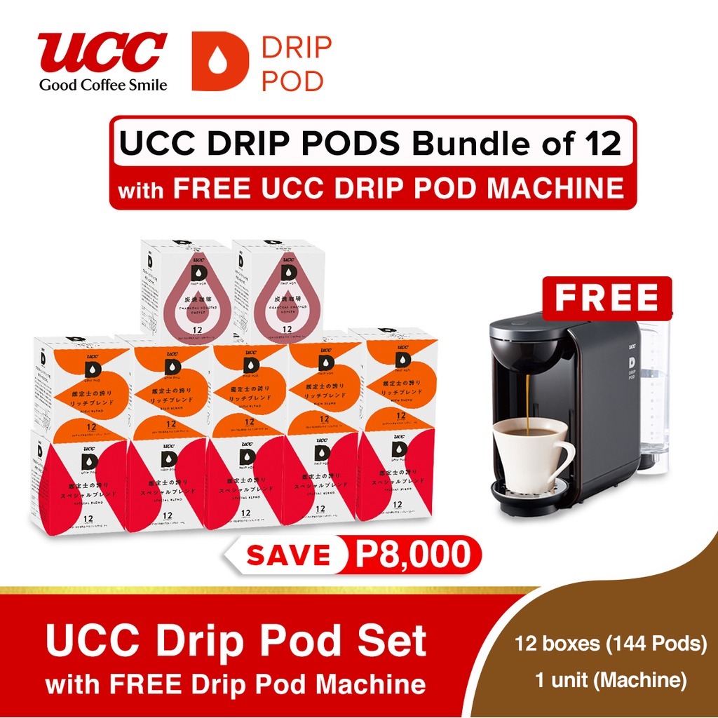 UCC Drip Pods Bundle and Drip Pod Machine Promo