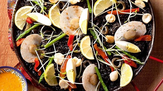 Squid Ink Paella Recipe