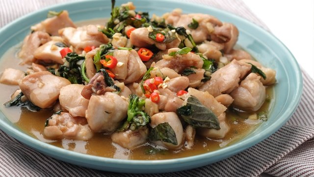 Chicken and Basil Stir Fry Recipe