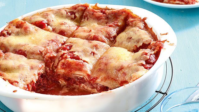 corned beef lasagna recipe image