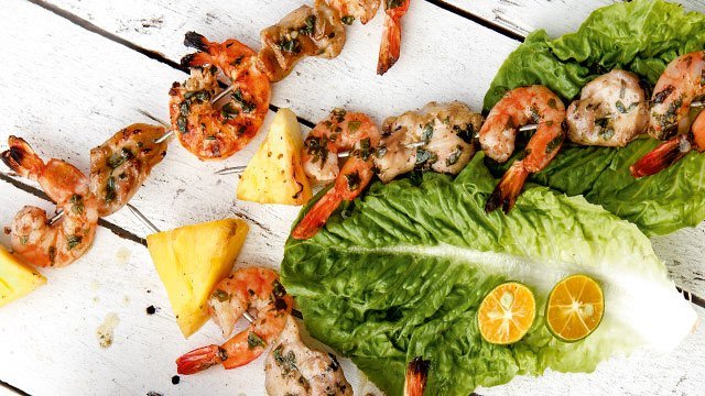 Shrimp and Chicken Skewers Recipe