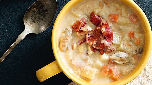 chowder with clams halaan tahong mussels potatoes carrots recipe image