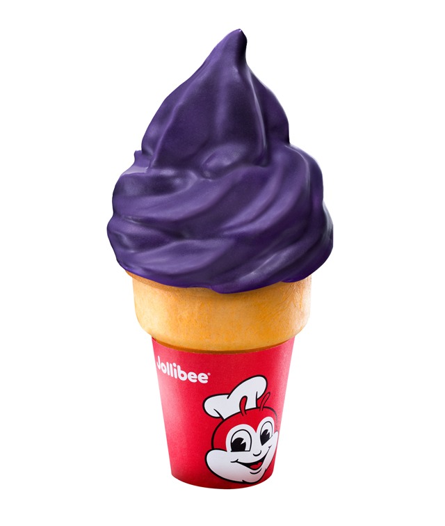 You Can Now Get Ice Cream Dipped in Ube at Jollibee