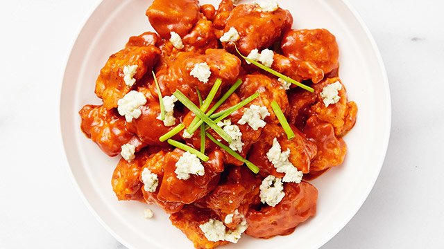 Buffalo sauce is a seasoned hot sauce that would pair deliciously with almost any fried chicken.