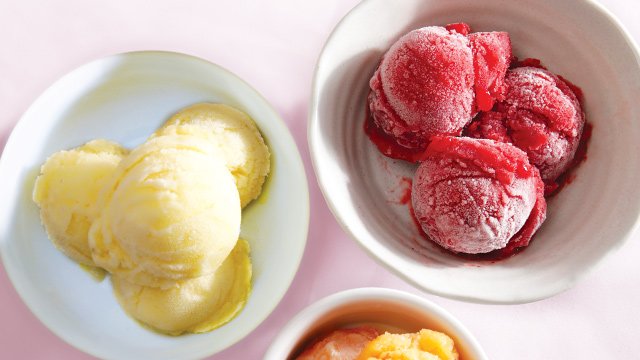 Healthy sorbet recipe with ice cream maker hot sale