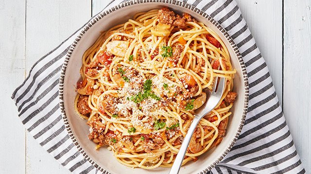 Spaghetti In Meat Sauce Recipe