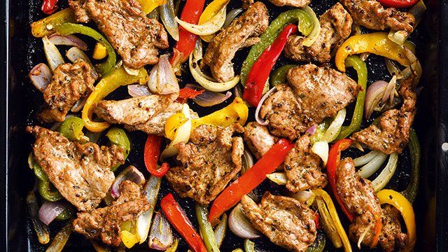 Fajita Tray Bake Recipe | Yummy.ph