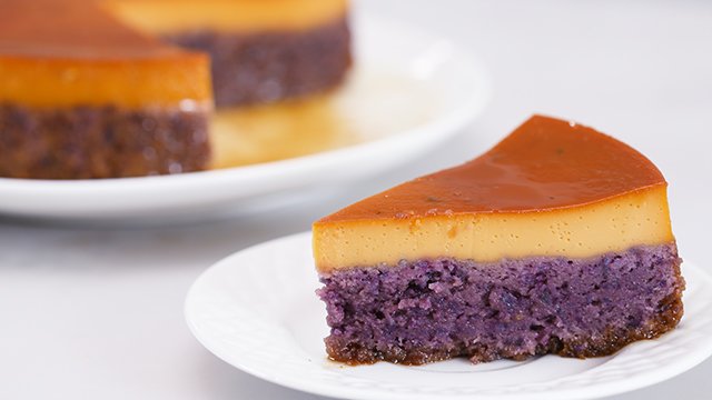 Ube Flan Cake  Woman Scribbles