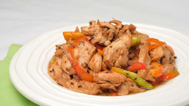 black pepper chicken