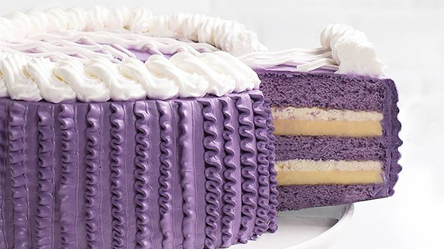 Conti's Ube Custard cake