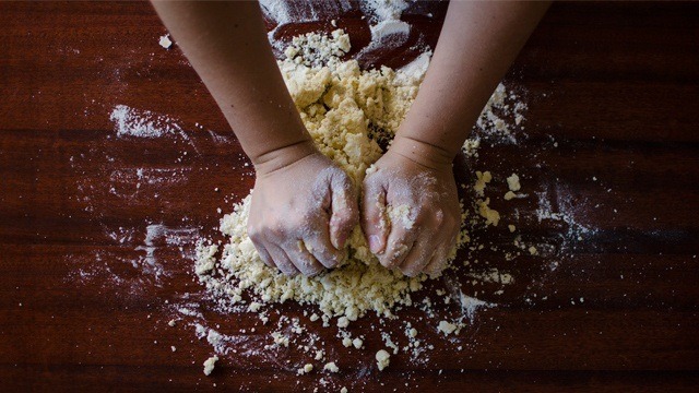 Kneading dough can be a tedious task but this repetitive task also has the ability to allow you chill and zone out everything but what you're doing: making delicious bread.