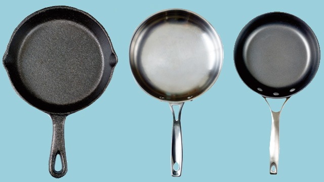 Stainless Steel vs. Cast iron vs. Nonstick Pan