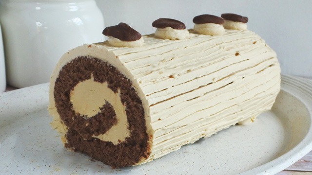 Mocha Chocolate Cake Roll Recipe