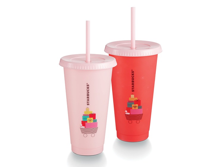 Starbucks, Dining, Set 5 Starbuckscolor Change Confetti Reusable Cold Cups  Lids Straws 24oz Venti