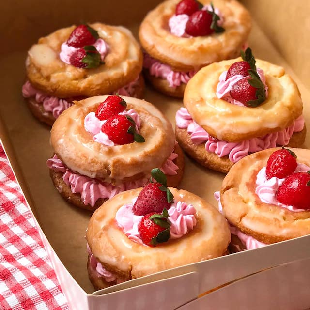 Strawberry Dream Doughnuts