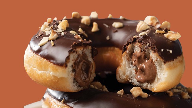 The New Krispy Kreme Doughnuts Are Filled With Reese’s Peanut Butter