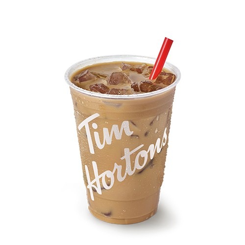 iced coffee with milk tim hortons