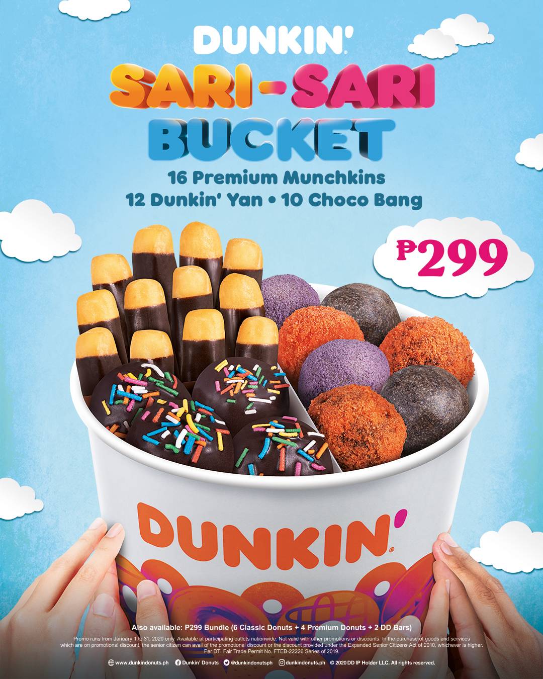 Dunkin' Donuts New Sari-Sari Bucket Includes Different Dunkin