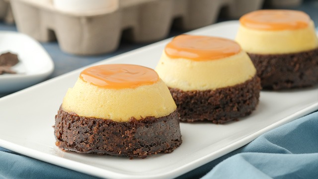 Chocoflan Cupcakes