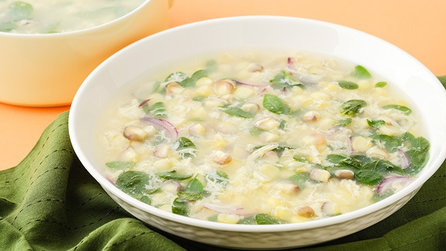 Malunggay and Corn Soup with Egg Recipe