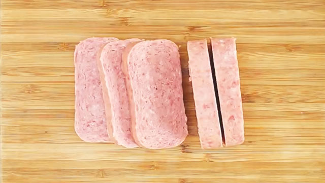 Press ham slicer , Spam slicer