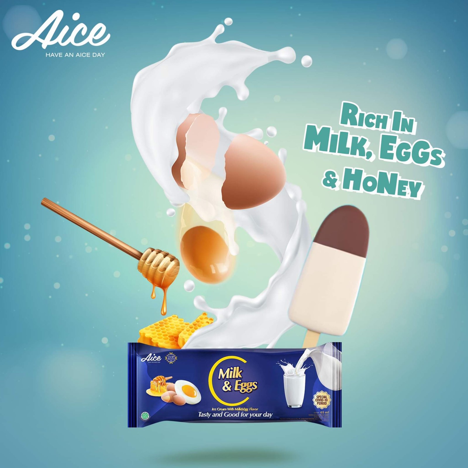 Aice Introduces A Milk And Eggs Ice Cream Flavor