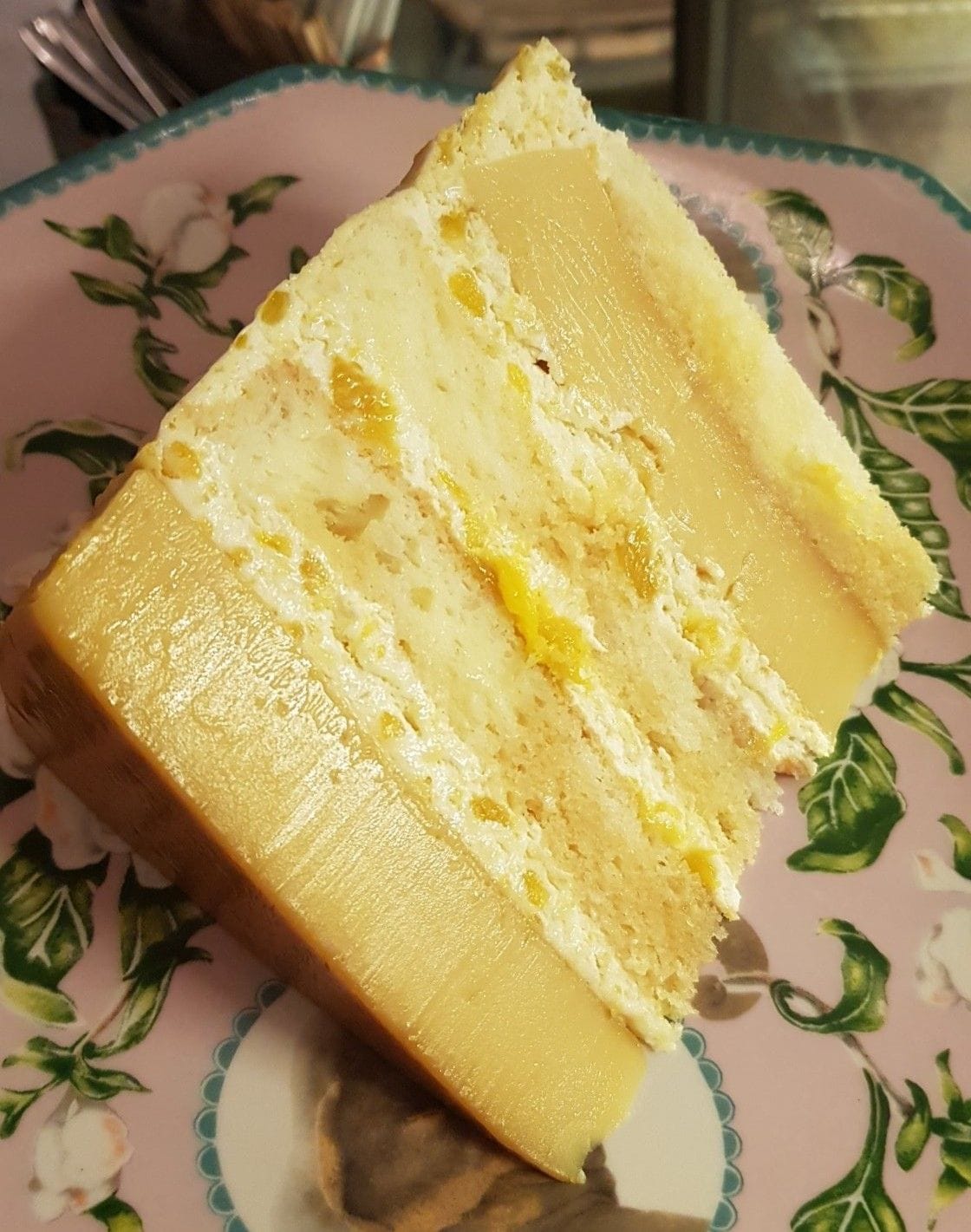 Bungalow Cafe & Bakery's Mango Leche Flan Cake