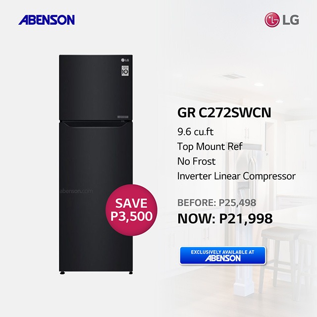 Score Up To P21,000 Off On LG Refrigerators At Abenson