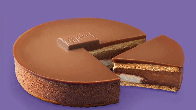 milka chocolate dessert