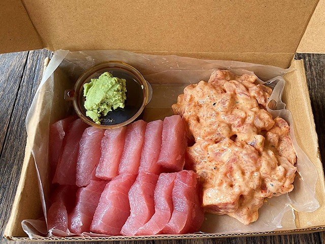 Spicy and Regular Tuna Sashimi from Oh My Sashimi