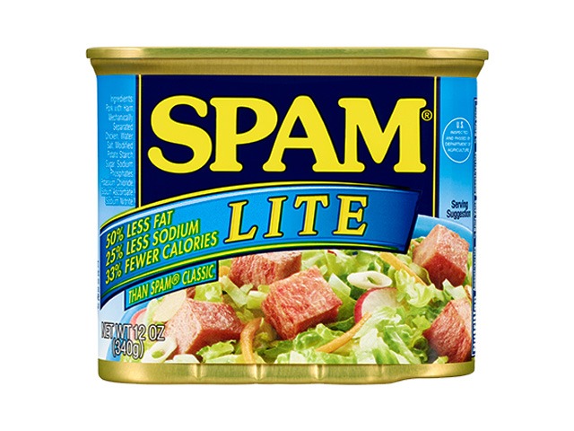 SPAM Canned Meat 3 Teriyaki, 3 Hickory Smoke, 3 Turkey, 3 Bacon (12 cans  total)