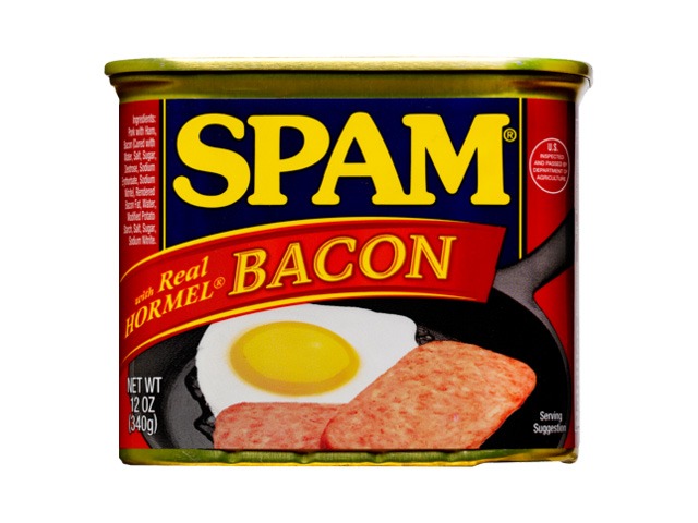 SPAM with Real Hormel Bacon