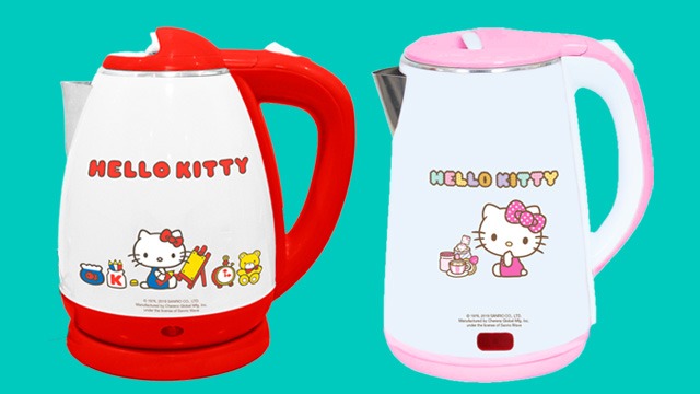 These Electric Kettles Feature Hello Kitty-Inspired Designs