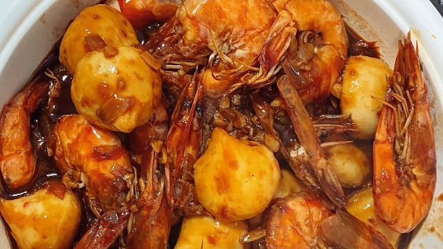 Savory Shrimp with Crab Balls Recipe