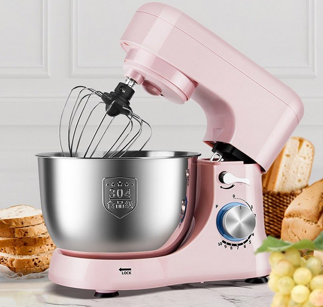 Pink shop cake mixer