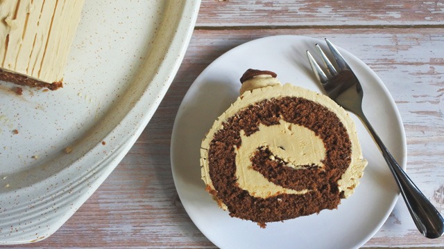 Mocha Cake Roll Recipe