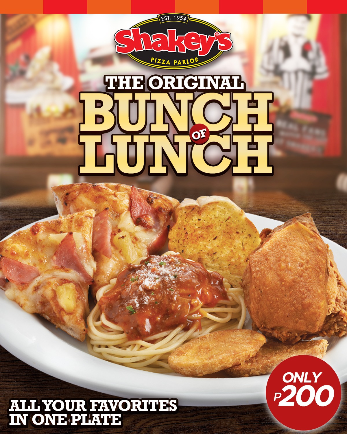 Shakey's Bunch of Lunch