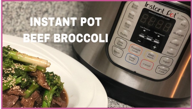 Instant pot beef broccoli recipe hot sale