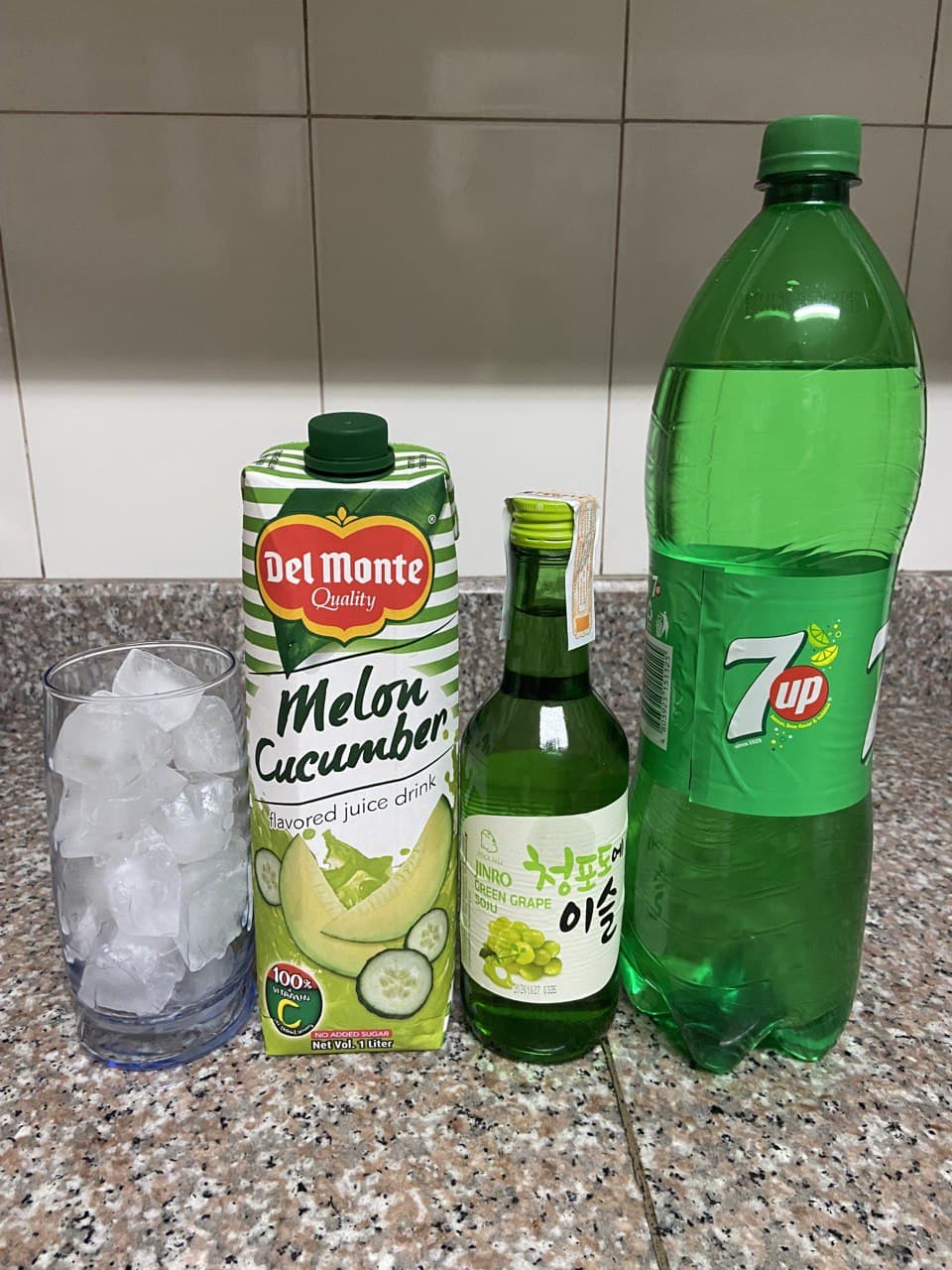 Del Monte Melon Cucumber Soju Cocktail Recipe