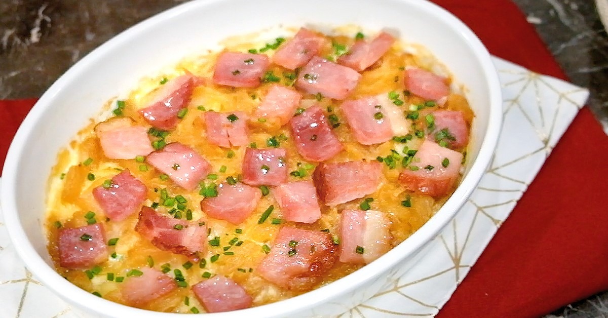 Baked Ham with Potatoes Recipe