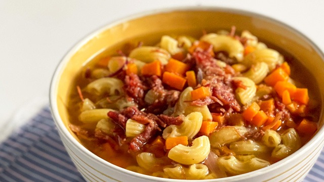 Sopas with Corned Beef Recipe